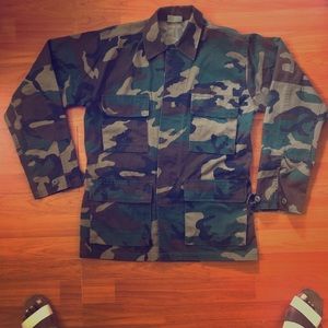 Camouflage Printed Coat